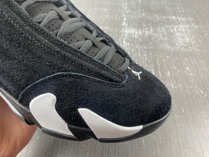 air jordan 14 “black/white/university red” 487471-016
