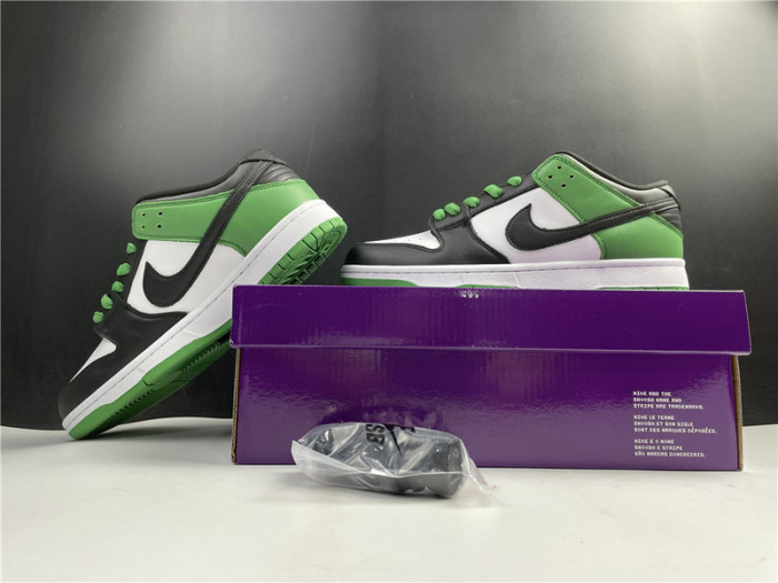 nike sb dunk low classic green bq6817-302