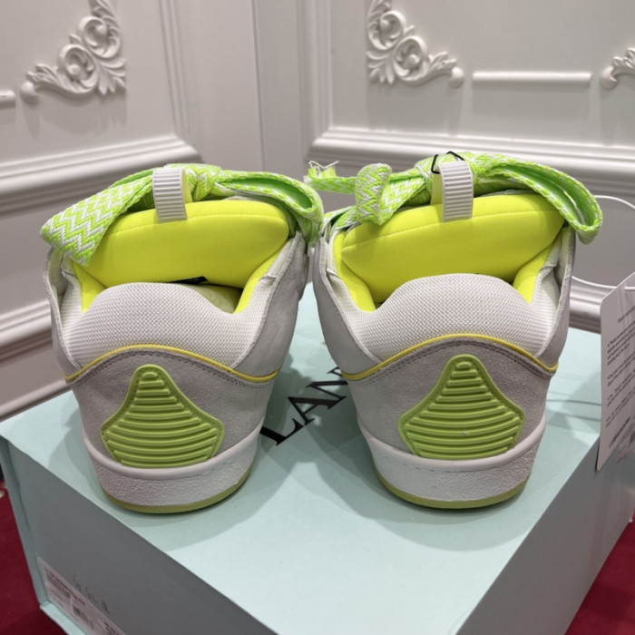 lanv1n leather curb sneakers