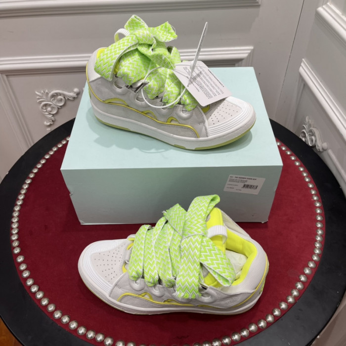 lanv1n leather curb sneakers